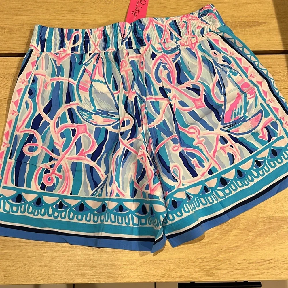 NWT Lilly Pulitzer Neilah Shorts in Reel Nautical